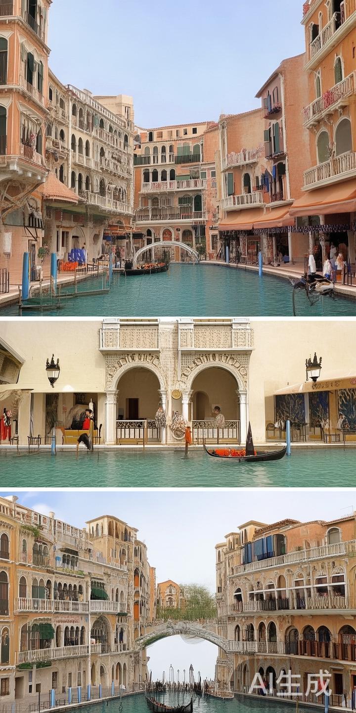 所谓的“澳门威尼斯”仿佛一扇通向欧洲水城的窗户，它